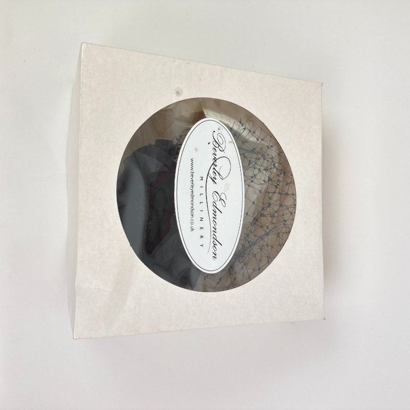 Charity Listing: Black Veiled Flower Headpiece - Image 7