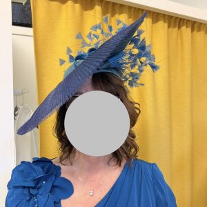 Teal and Navy Hat